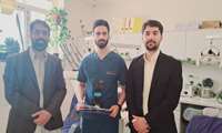 تجلیل از دندانپزشک مرکز خدمات جامع سلامت سوران در روز دندانپزشک